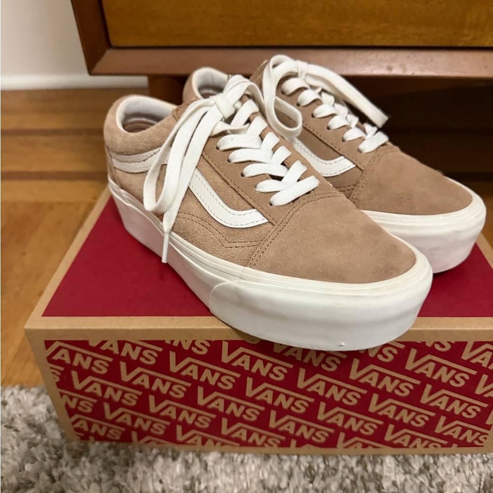 Vans old Skool stackform soft suede shoe